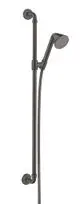AXOR-HG-AXOR-Showers-Front-Brauseset-0-90-m-mit-Handbrause-85-1jet-Brushed-Black-Chrome-26023340 gallery number 1